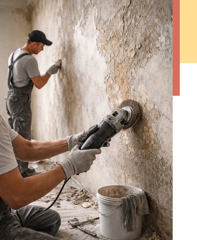 Снятие и удаление краски со стен в Арзамасе от 2281 руб. — ОТДЕЛОЧНИК-Рзм