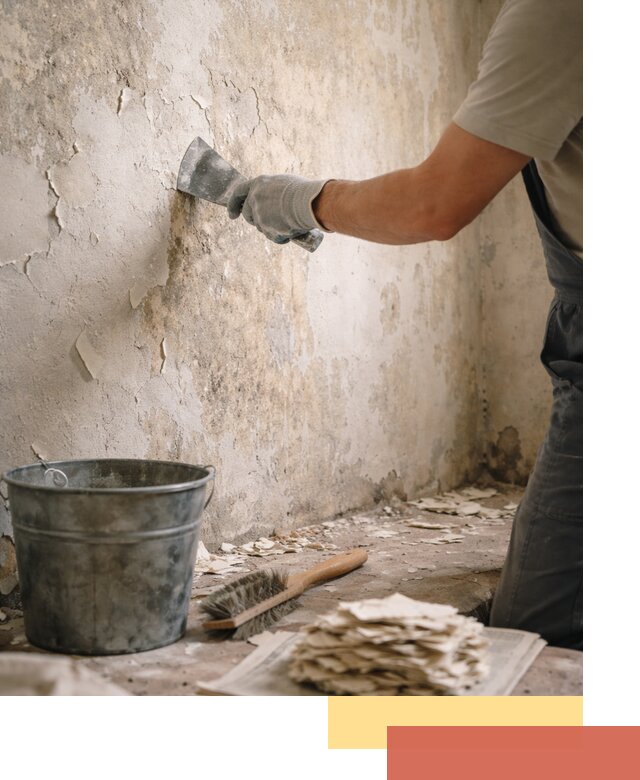 Удаление старой краски со стен в Арзамасе качественно и быстро