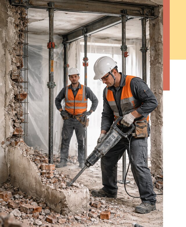 Снос несущих стен в Арзамасе от 11133 руб. — демонтаж несущей стены под ключ | ОТДЕЛОЧНИК-Рзм