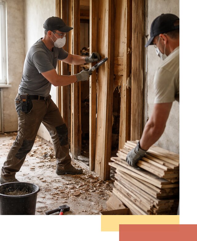 Демонтаж деревянных перегородок в Арзамасе быстро и аккуратно