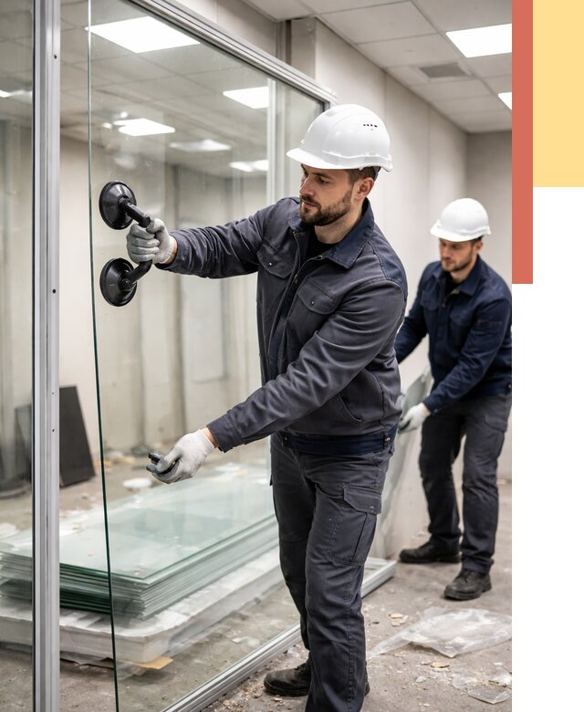 Демонтаж стеклянных перегородок в Арзамасе от 3476 руб. — быстро и недорого | ОТДЕЛОЧНИК-Рзм