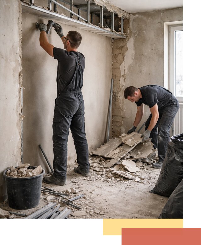 Демонтаж короба из гипсокартона в Арзамасе быстро и аккуратно