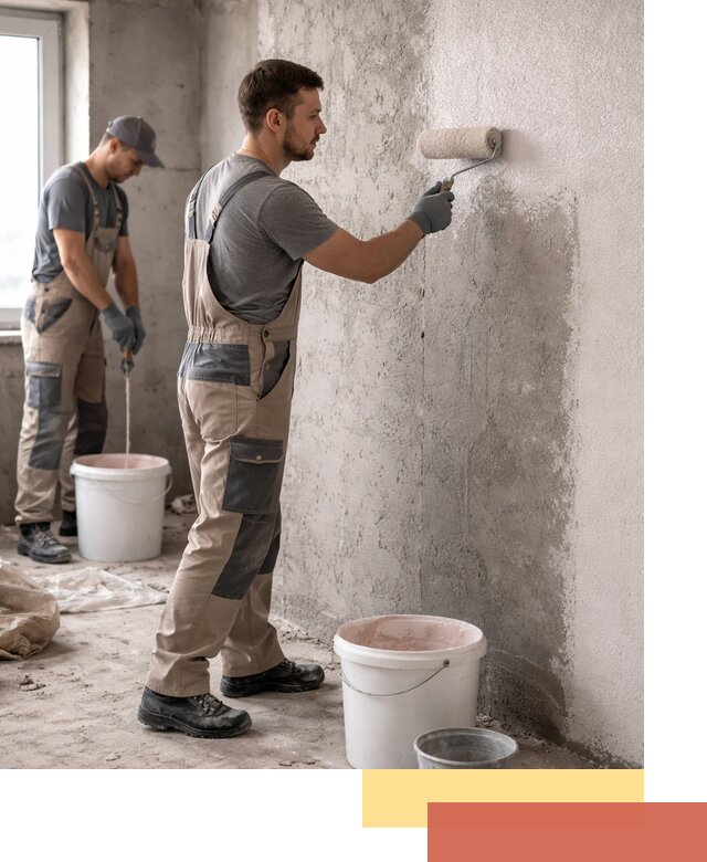 Нанесение бетоноконтакта на стены в Арзамасе для последующей отделки