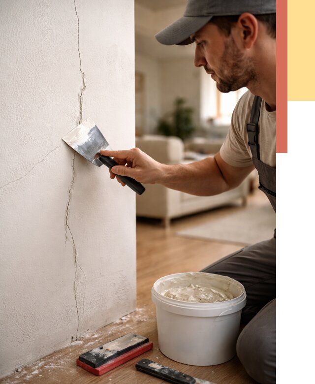 Заделка трещин и сколов в Арзамасе от 2661 руб. — быстро и недорого | ОТДЕЛОЧНИК-Рзм