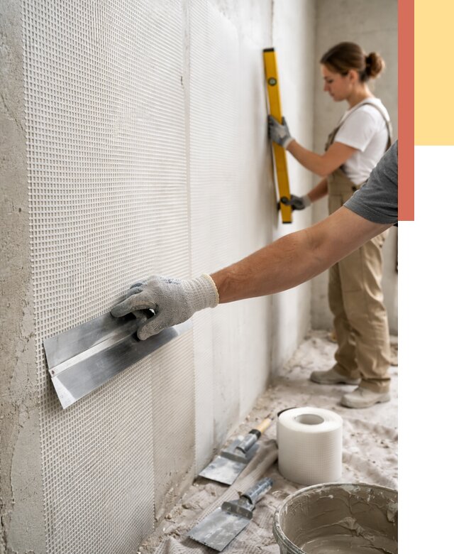 Армирование стен стеклосеткой в Арзамасе от 3476 руб. под ключ | ОТДЕЛОЧНИК-Рзм