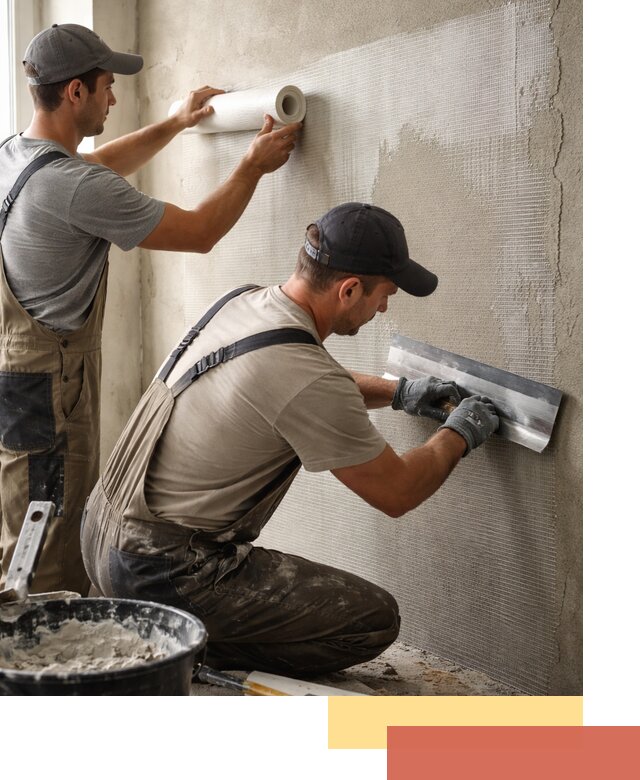 Армирование стен стеклосеткой в Арзамасе для прочной отделки