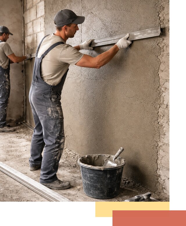 Штукатурка стен цементно-песчаная в Арзамасе профессионально