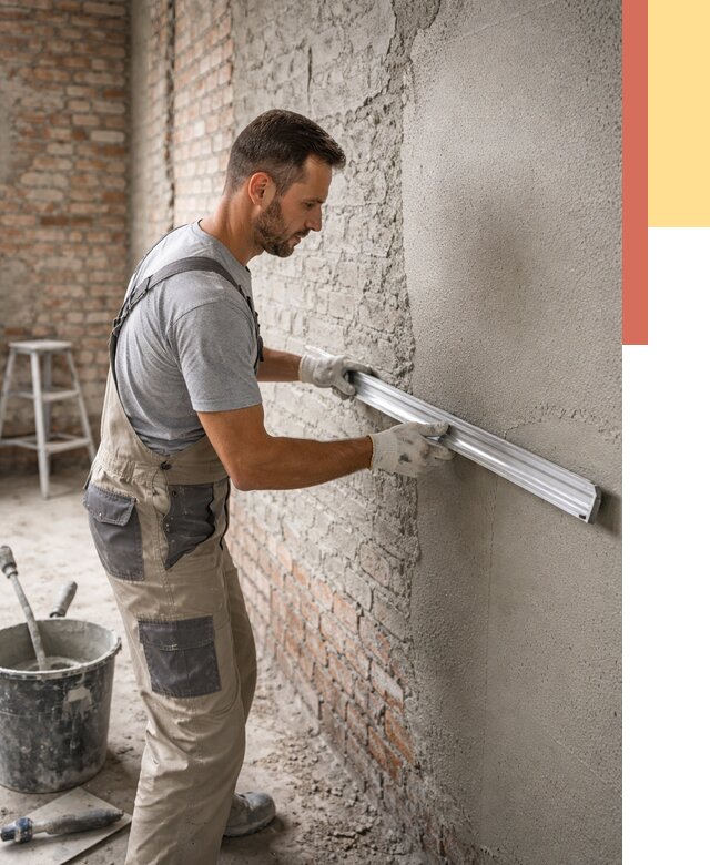 Штукатурка кирпичных стен в Арзамасе от 4887 руб/м2 — быстро и недорого | ОТДЕЛОЧНИК-Рзм