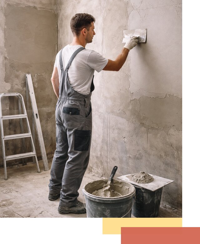 Штукатурка стен в ванной под ключ в Арзамасе