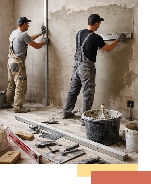 Профессиональная штукатурка стен под плитку в Арзамасе