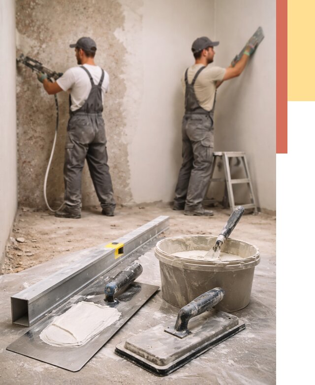 Штукатурка стен под обои в Арзамасе от 4887 руб./м2 — выравнивание под обои | ОТДЕЛОЧНИК-Рзм