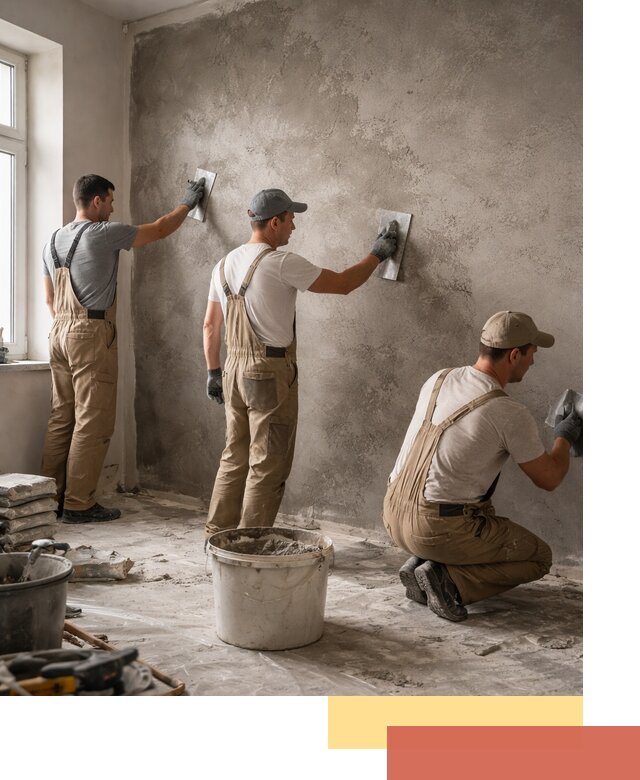 Декоративная штукатурка под бетон в Арзамасе для стен и потолков