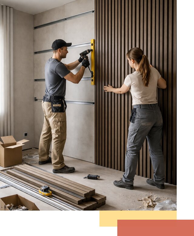 Монтаж реечных панелей на стены в Арзамасе