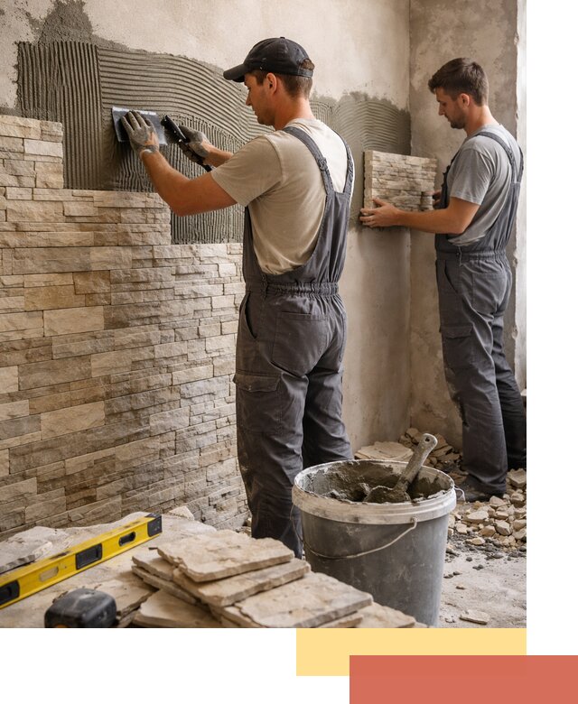 Монтаж искусственного камня в Арзамасе — облицовка стен и фасадов