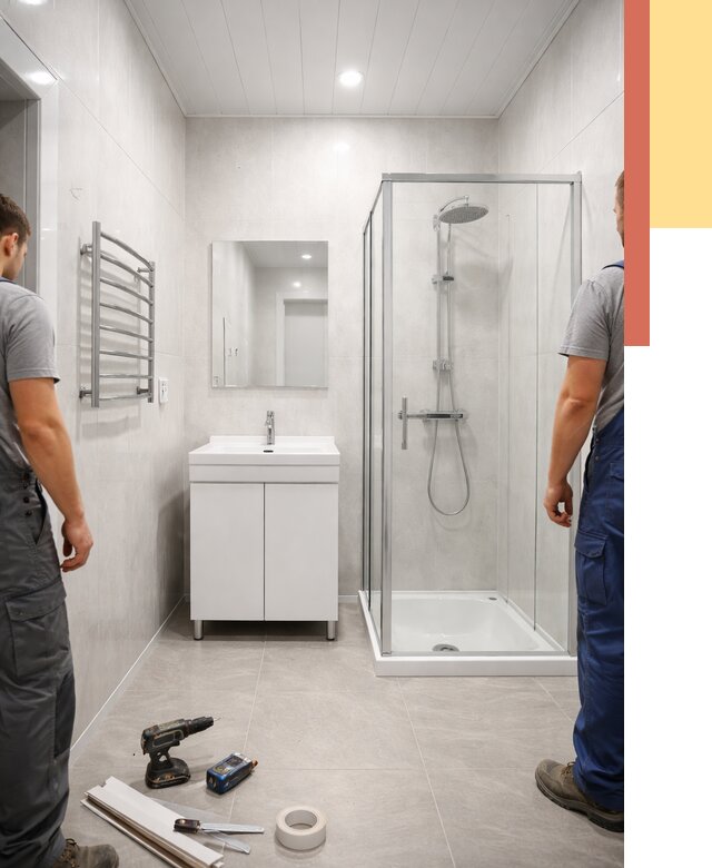 Отделка ванной комнаты панелями ПВХ в Арзамасе от 4887 руб. за м2 | ОТДЕЛОЧНИК-Рзм