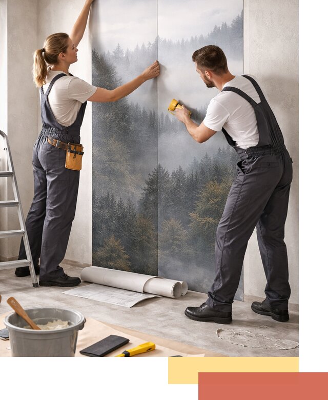 Поклейка фотообоев профессионально в Арзамасе под ключ