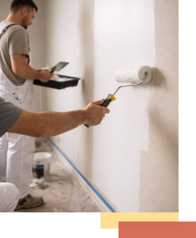 Покраска стен акриловой краской профессионально в Арзамасе