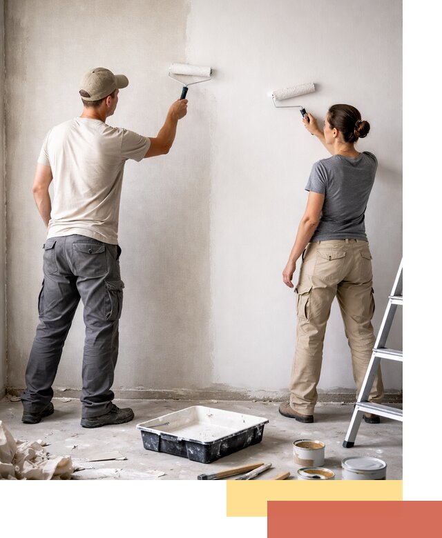 Окраска стен по стеклохолсту в Арзамасе качественно и долговечно