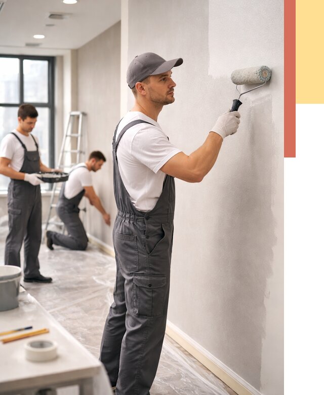 Покраска стен в офисе в Арзамасе от 9232 руб. — быстро и недорого | ОТДЕЛОЧНИК-Рзм