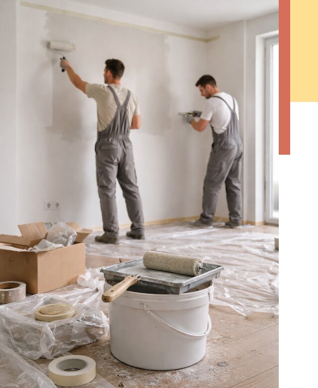 Покраска стен в квартире в Арзамасе от 2715 руб/м2 — быстро и недорого | ОТДЕЛОЧНИК-Рзм