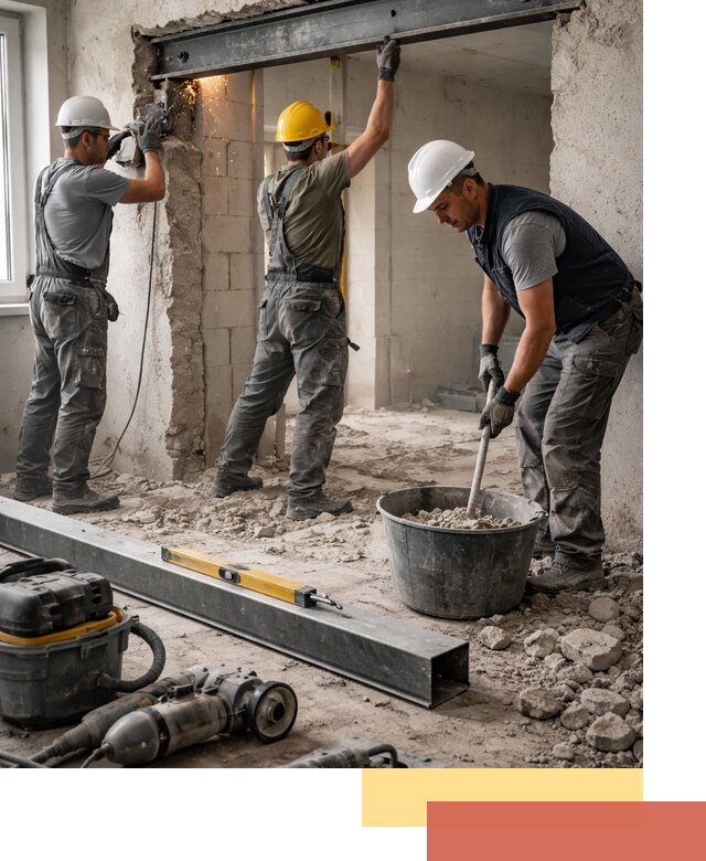 Создание проемов в стенах и несущих конструкциях в Арзамасе