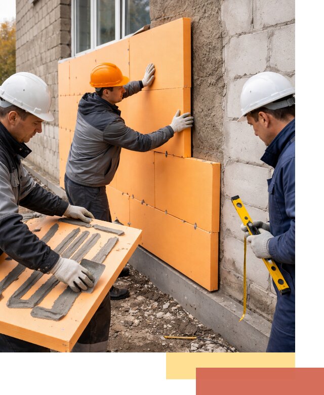 Утепление фасада пеноплексом под ключ в Арзамасе