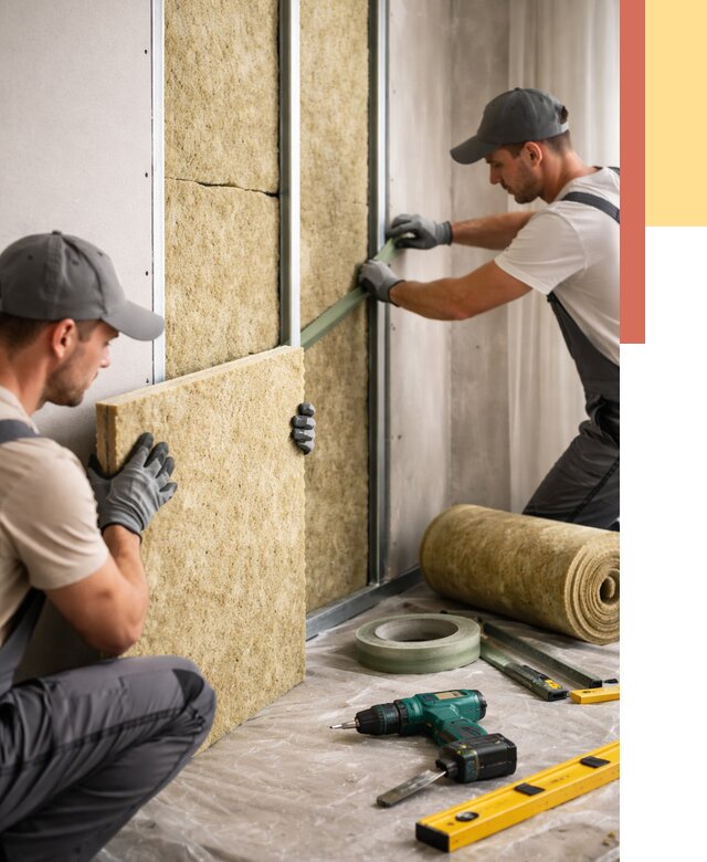 Шумоизоляция стен в Арзамасе под ключ от 2009 руб. | ОТДЕЛОЧНИК-Рзм