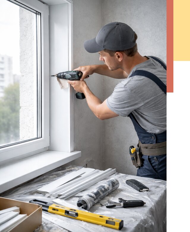 Установка пластиковых откосов в Арзамасе от 2444 руб. | ОТДЕЛОЧНИК-Рзм монтаж, быстро и недорого