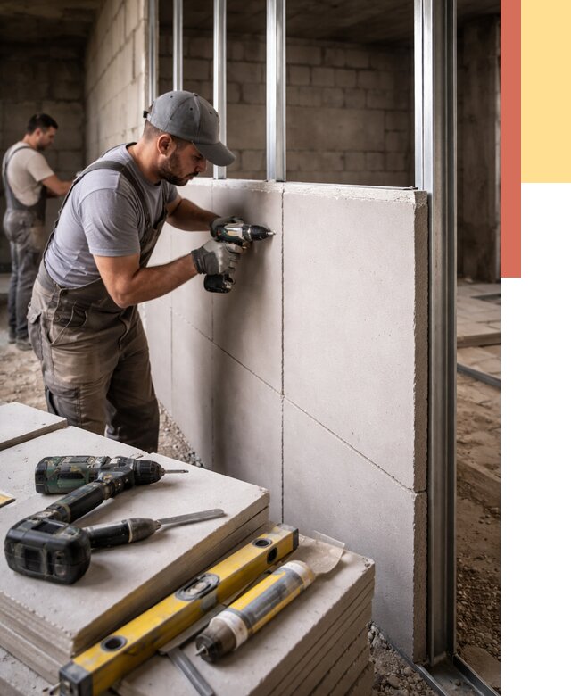 Кладка влагостойких перегородок ПГП в Арзамасе от 1303 руб. под ключ | ОТДЕЛОЧНИК-Рзм