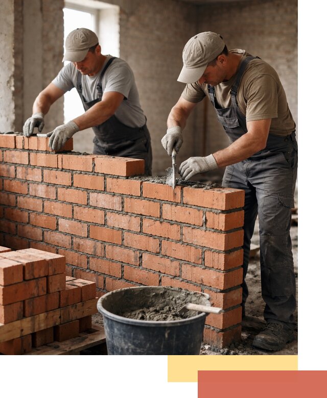 Кладка кирпичных перегородок под ключ в Арзамасе