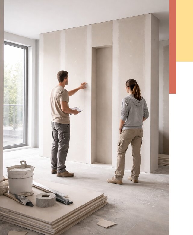 Зонирующая перегородка из гипсокартона в Арзамасе от 3041 руб. под ключ | ОТДЕЛОЧНИК-Рзм