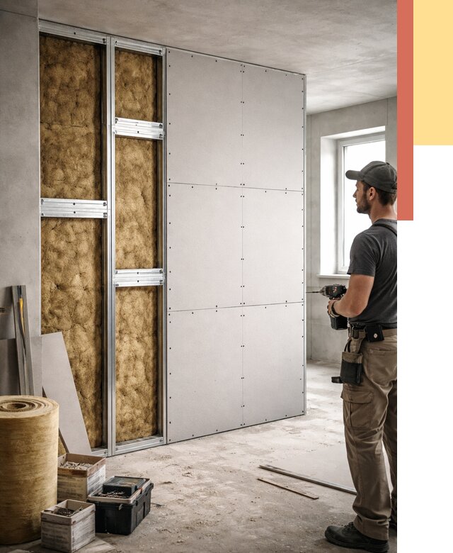 Усиленная перегородка под навеску в Арзамасе от 13902 руб. — монтаж под ключ | ОТДЕЛОЧНИК-Рзм