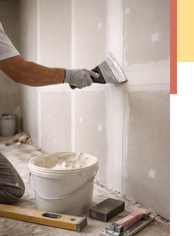 Шпаклевка перегородок из гипсокартона в Арзамасе от 2715 руб. — услуги ОТДЕЛОЧНИК-Рзм