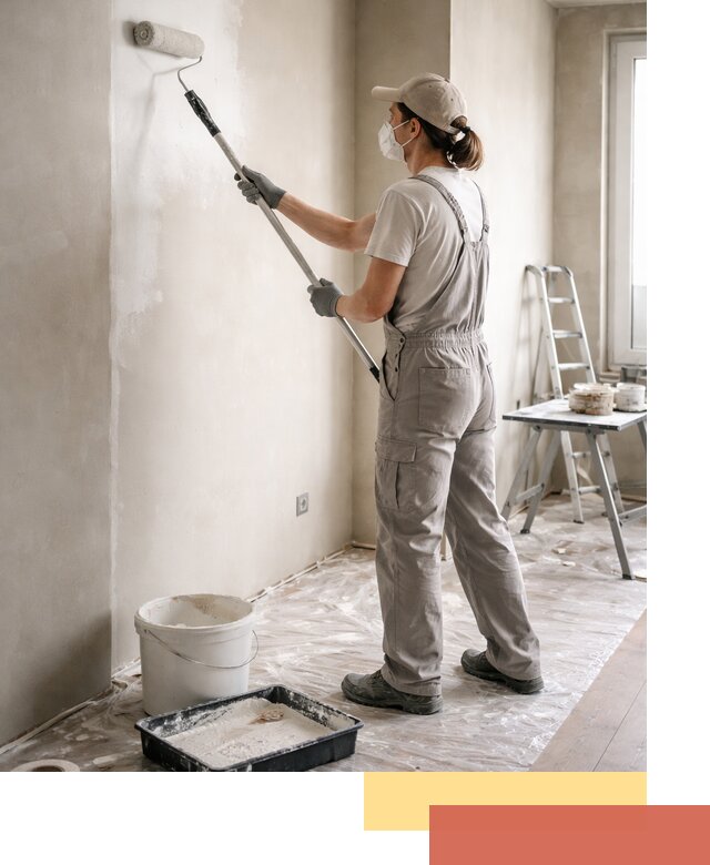 Покраска перегородок из гипсокартона в Арзамасе качественно и недорого