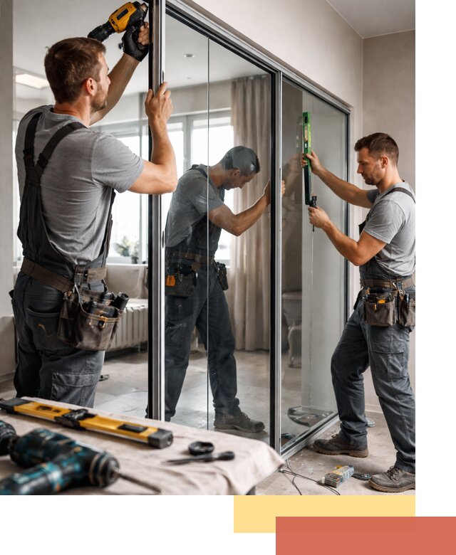 Каркасные стеклянные перегородки под ключ в Арзамасе