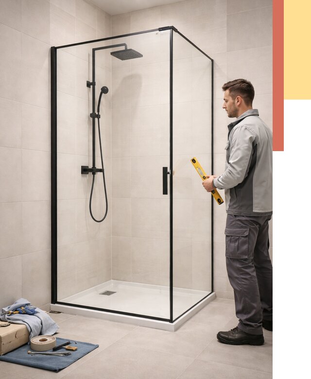 Стеклянные перегородки для душа в Арзамасе от 13576 руб. | Монтаж под ключ — ОТДЕЛОЧНИК-Рзм