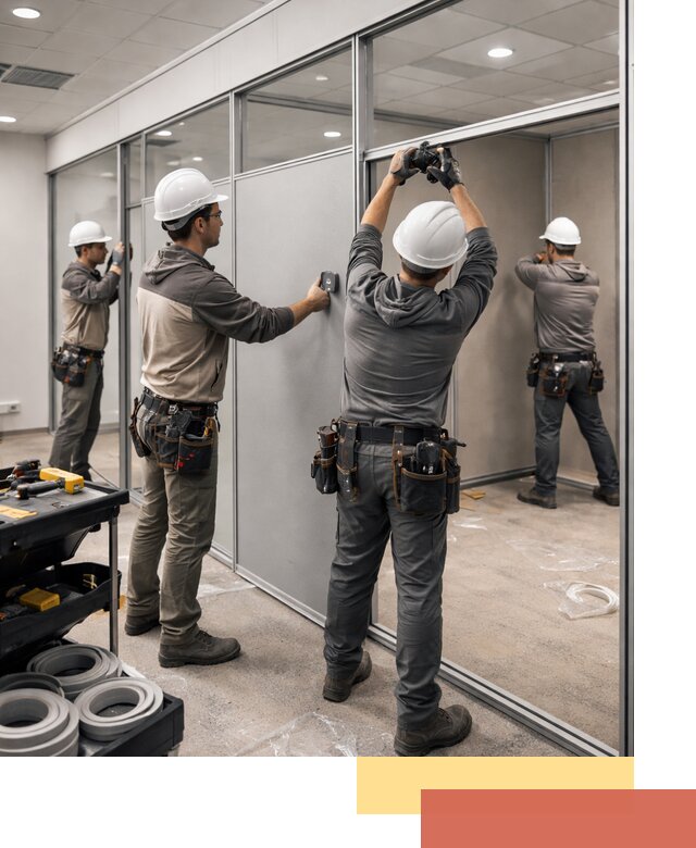 Мобильные офисные перегородки под ключ в Арзамасе