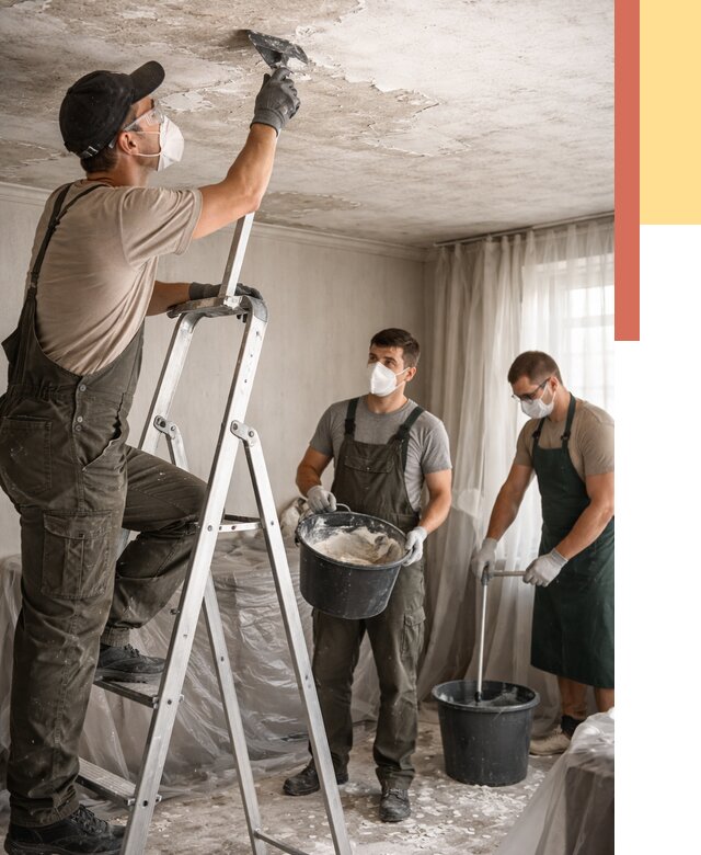 Удаление побелки с потолка в Арзамасе от 2715 руб. быстро и недорого | ОТДЕЛОЧНИК-Рзм