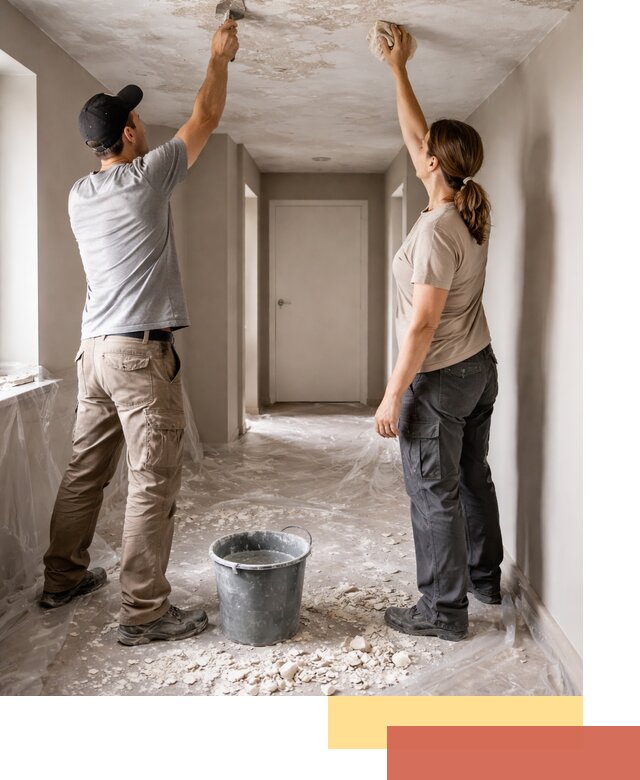 Удаление побелки с потолка в Арзамасе — быстро и аккуратно