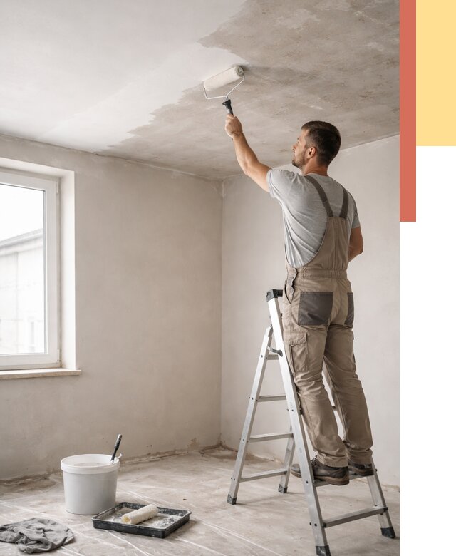 Грунтовка потолка в Арзамасе от 2715 руб. — быстро и недорого | ОТДЕЛОЧНИК-Рзм