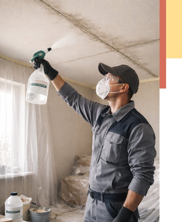 Антисептическая обработка потолка в Арзамасе от 2715 руб. | ОТДЕЛОЧНИК-Рзм