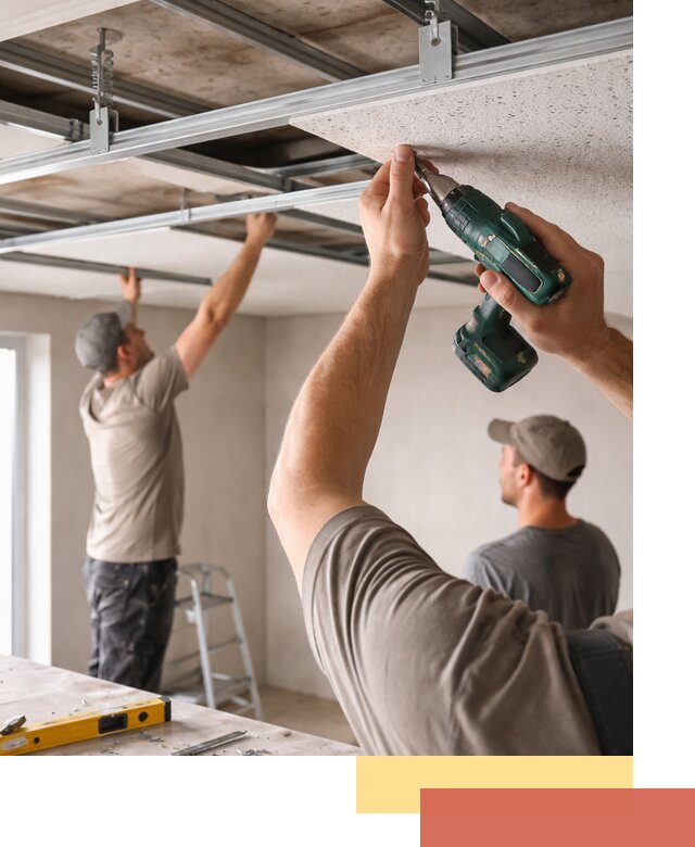 Монтаж акустического потолка в Арзамасе под ключ