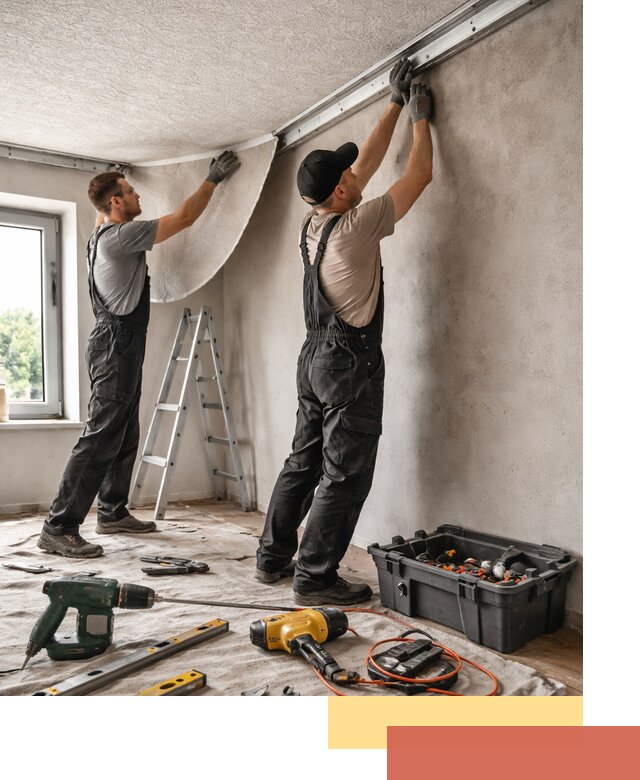 Монтаж фактурного натяжного потолка в Арзамасе качественно и быстро