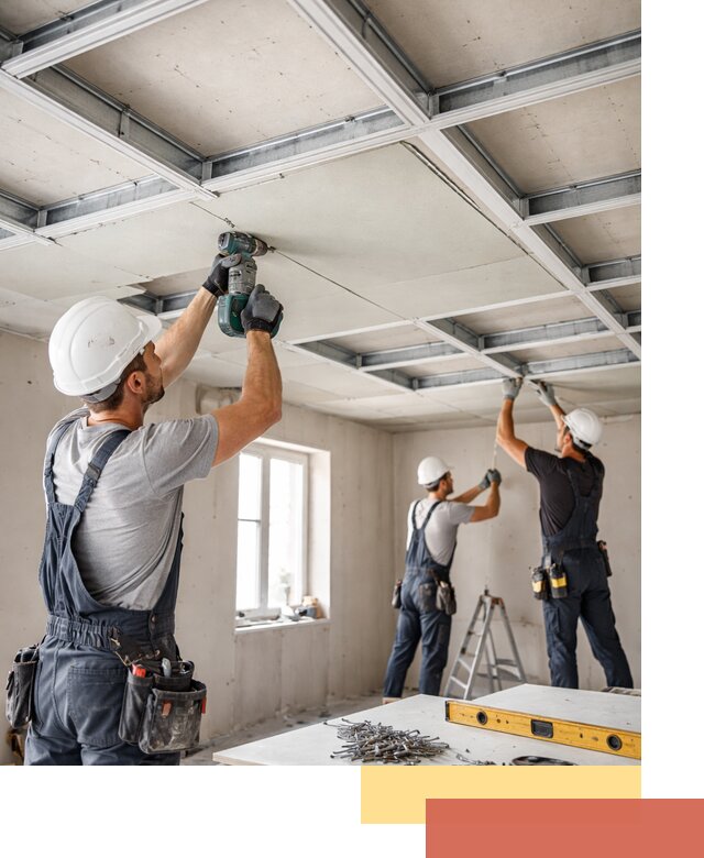 Кессонный потолок из гипсокартона под ключ в Арзамасе