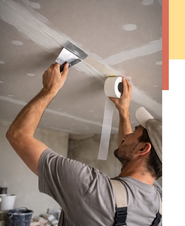 Обработка швов потолка ГКЛ в Арзамасе от 8146 руб. под ключ | ОТДЕЛОЧНИК-Рзм