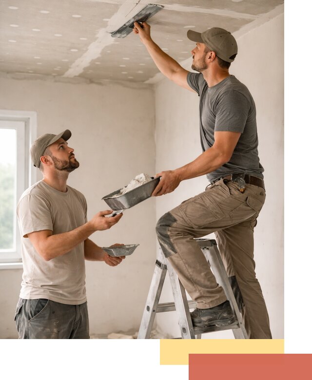 Шпаклевка потолка из гипсокартона в Арзамасе качественно и быстро