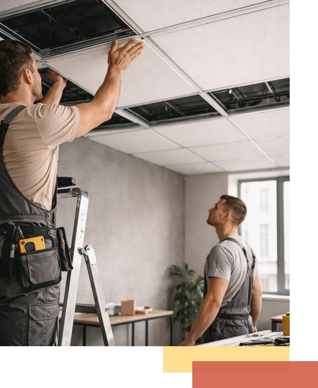 Монтаж потолочной плитки в Арзамасе качественно и в срок