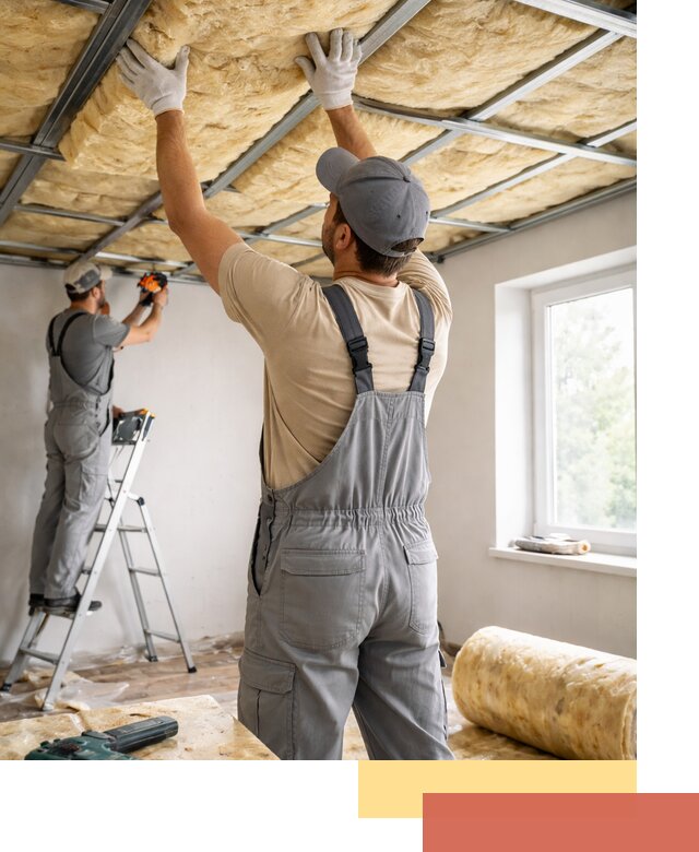 Утепление потолка под ключ в Арзамасе качественно и быстро