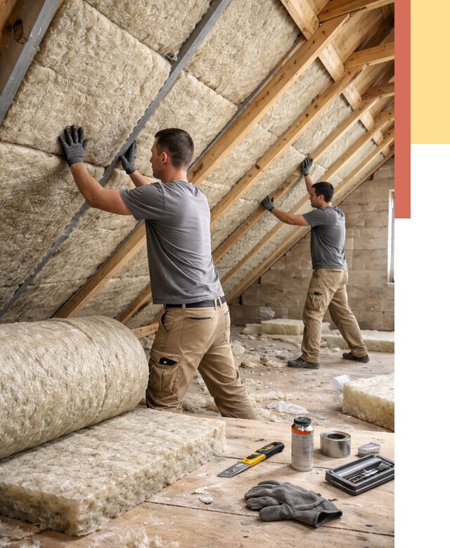 Утепление потолка минватой в Арзамасе от 1575 руб. — быстро и недорого | ОТДЕЛОЧНИК-Рзм